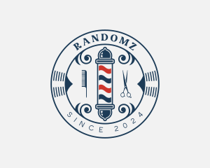 Barbers Pole Hairstylist logo