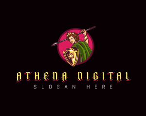 Athena Spear Shield logo