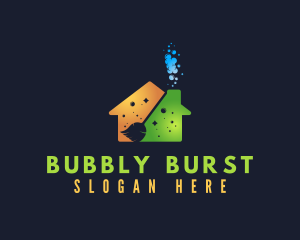 Residential Bubble Cleaning logo design