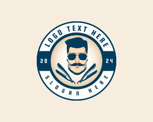 Gentleman Haircut Barbershop logo