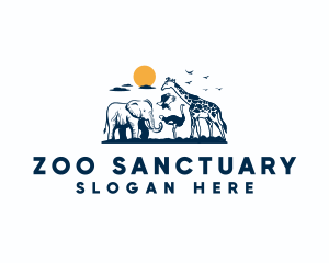 Wildlife Safari Animal logo design