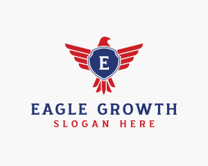 Eagle Wing Crest logo design