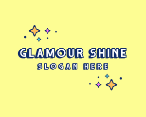 Quirky Sparkle Star logo design