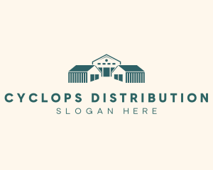 Warehousing Distribution Building logo design