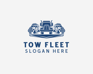 Trucking Shipping Logistics logo design