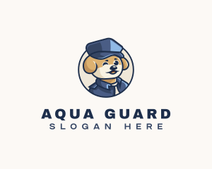 Dog Police Officer logo design