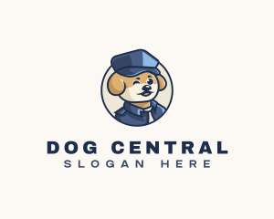 Dog Police Officer logo design