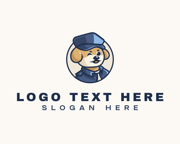 Dog Police Officer logo