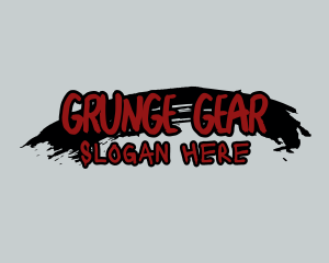 Grunge Brush Business logo