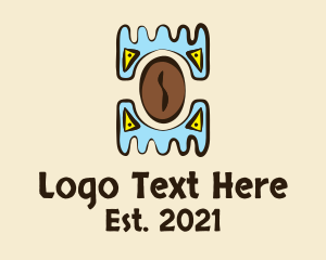 Aztec Coffee Bean logo