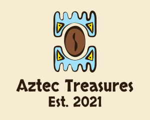 Aztec Coffee Bean logo