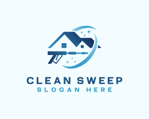 Pressure Wash Clean logo design