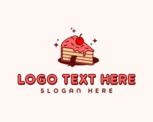  Cherry Cake Slice logo