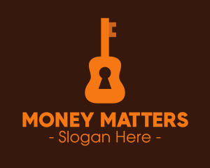 Orange Guitar Keyhole logo