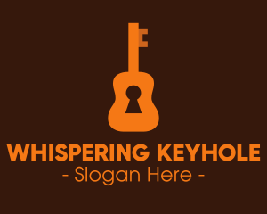 Orange Guitar Keyhole logo