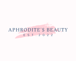 Watercolor Beauty Cosmetics logo design