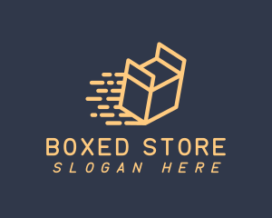 Delivery Package Box logo design