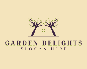 Tree House Landscaping logo design