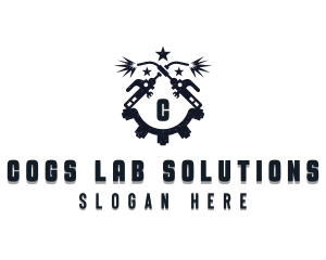 Cog Welding Fabrication logo design