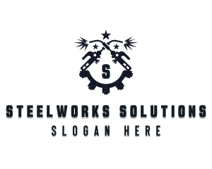 Cog Welding Fabrication logo design