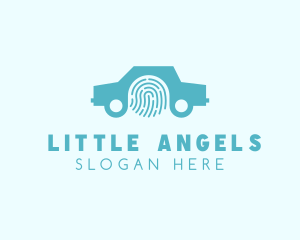 Car Security Fingerprint Logo