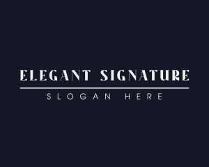 Generic Elegant Fashion logo design