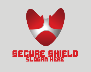 Red Heart Shield logo