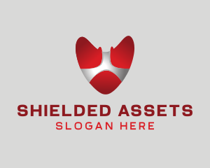 Red Heart Shield logo