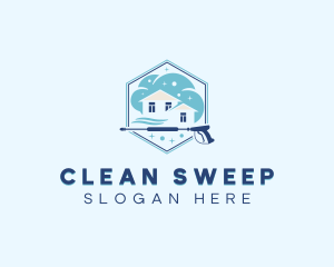 Power Washer Cleaning logo design