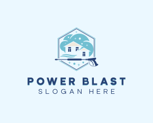 Power Washer Cleaning logo design