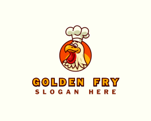 Rooster Chicken Cook logo design