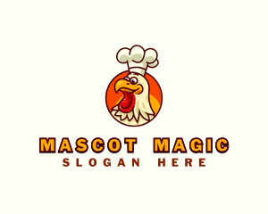 Rooster Chicken Cook logo design