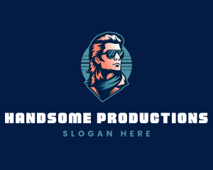 Handsome Man Mullet logo