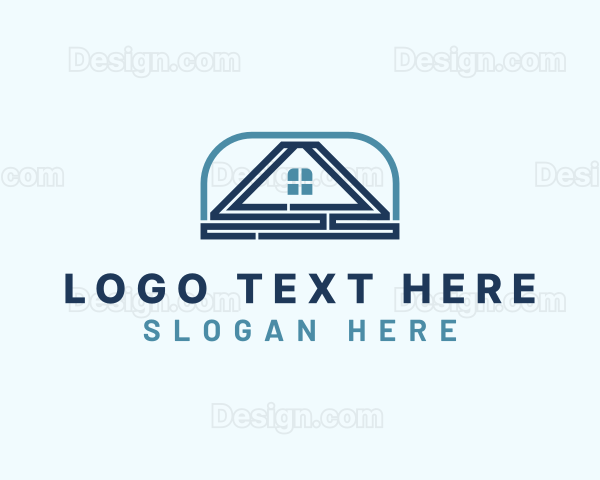 Roof House Property Logo