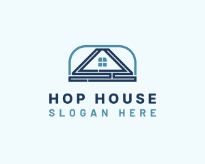 Roof House Property logo design