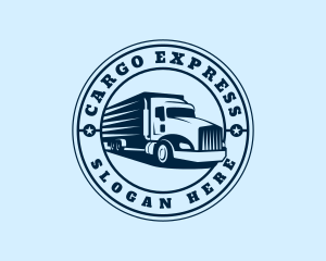 Forwarding Cargo Truck logo design