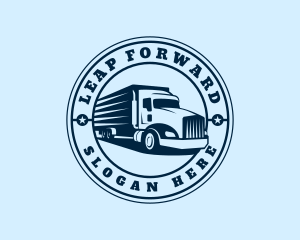 Forwarding Cargo Truck logo design