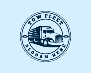 Forwarding Cargo Truck logo design