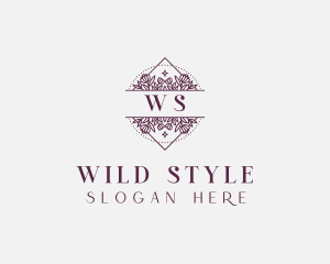 Floral Wedding Styling logo design