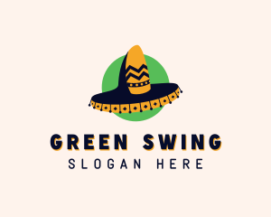 Mexican Sombrero Hat Logo