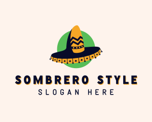 Mexican Sombrero Hat logo