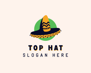 Mexican Sombrero Hat logo design