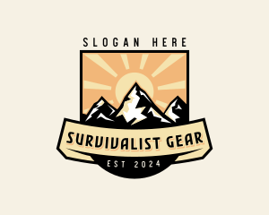 Sunrise Mountain Summit logo design