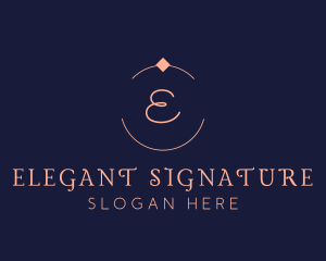 Feminine Elegant Brand logo design