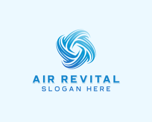 Cool Air Conditioning logo design