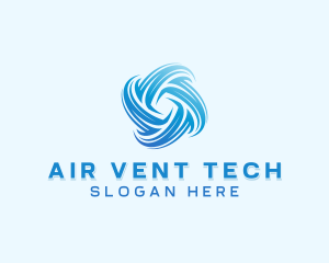 Cool Air Conditioning logo design