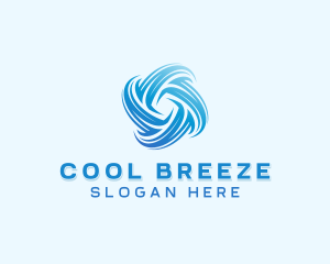 Cool Air Conditioning logo design