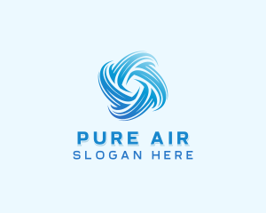 Cool Air Conditioning logo design