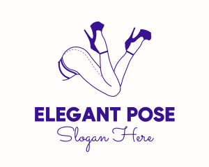 Erotic Model Burlesque logo design