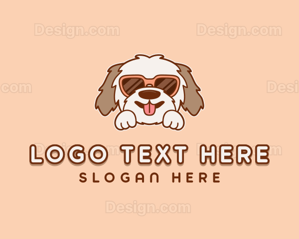 Sunglasses Dog Puppy Logo